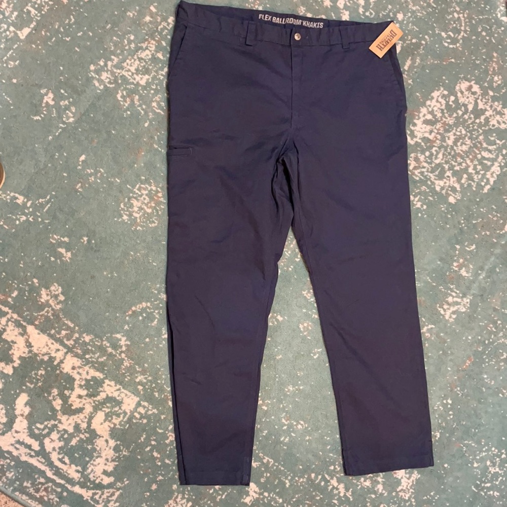 Men’s Duluthflex ballroom trim fit blue khakis